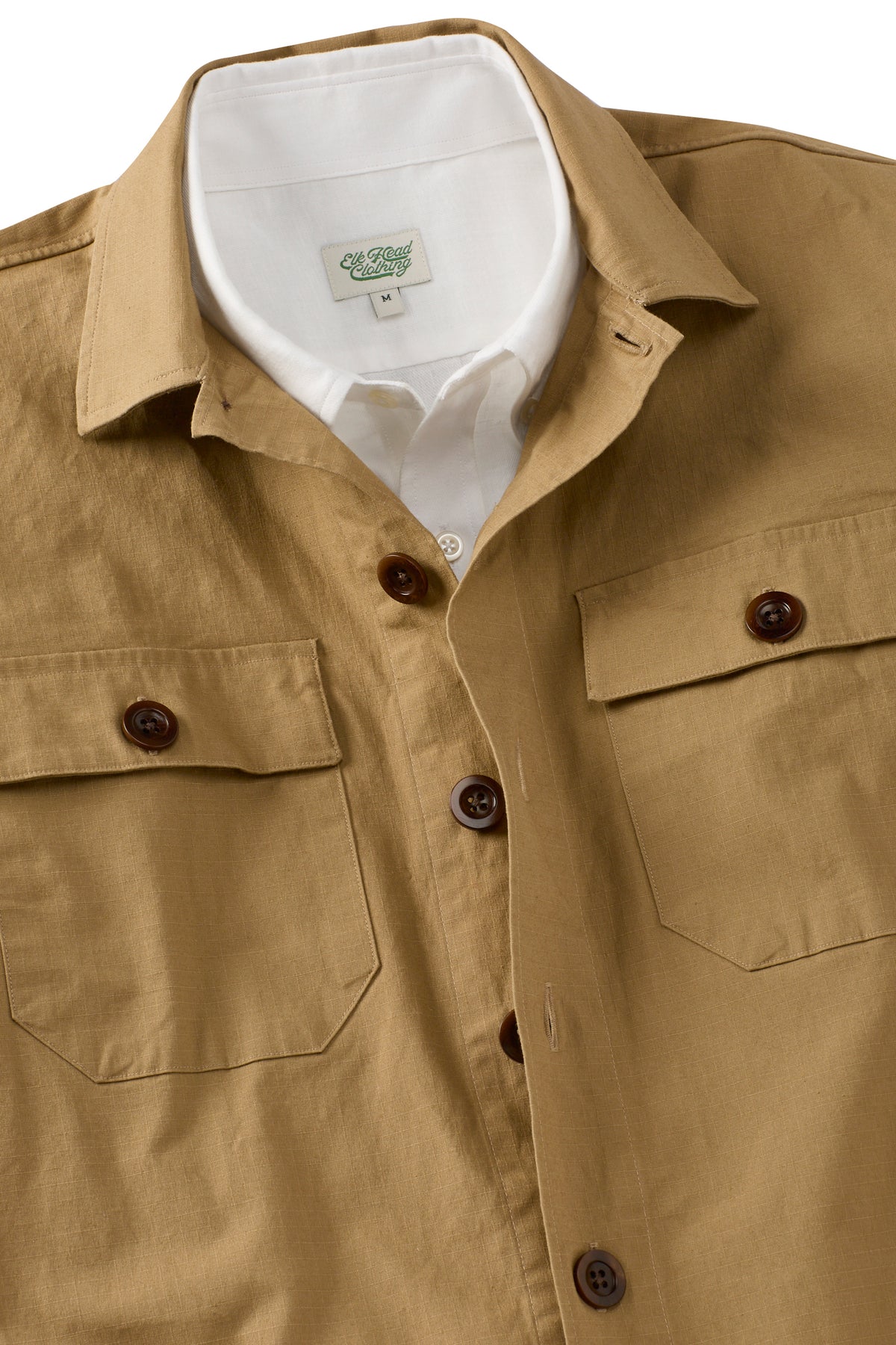 Tan Ripstop Overshirt