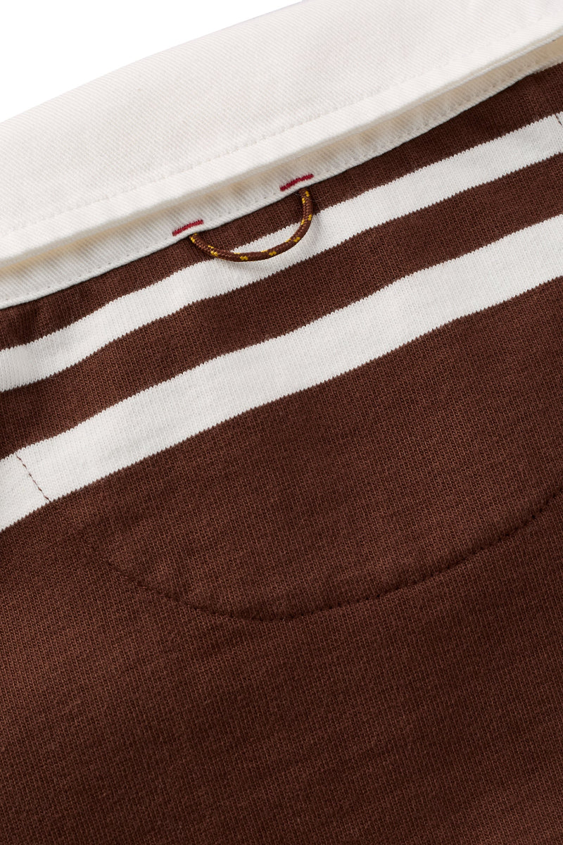 Heritage Stripe Elk Patch Rugby Jersey