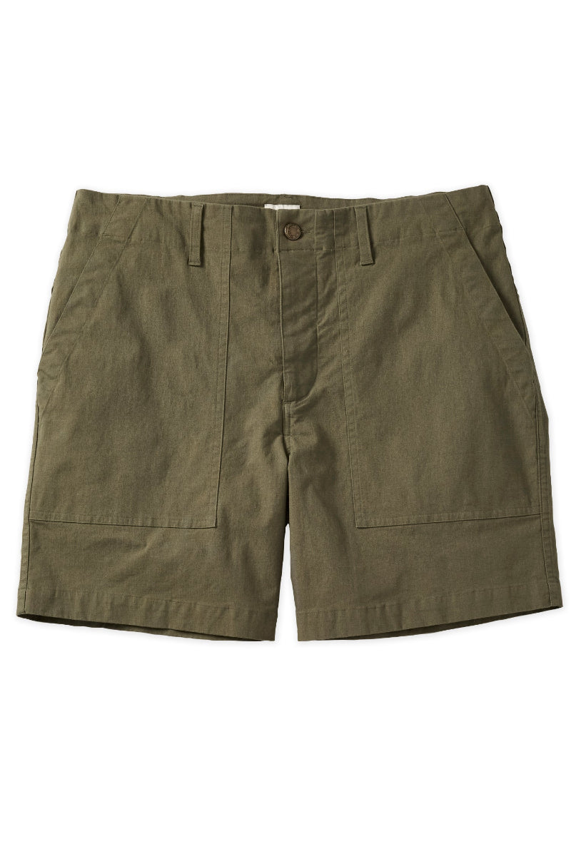 Olive Ripstop Utility Shorts