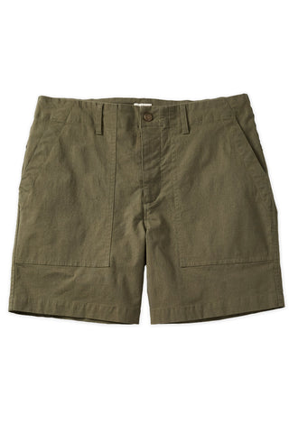 Olive Ripstop Utility Shorts