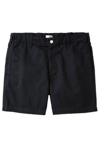 Navy Cotton Tab Front Try Shorts
