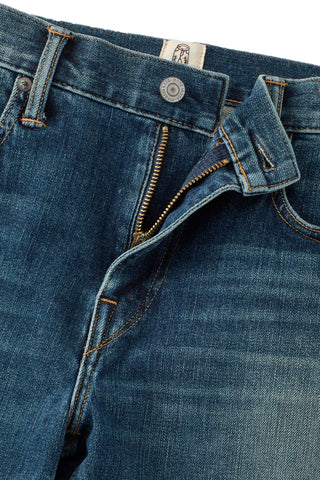 Kato Straight Leg  Distressed Japanese Selvedge Denim