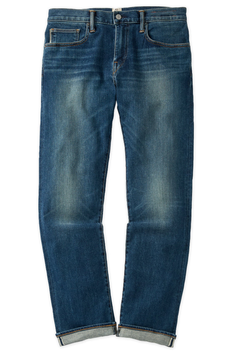 Kato Straight Leg  Distressed Japanese Selvedge Denim