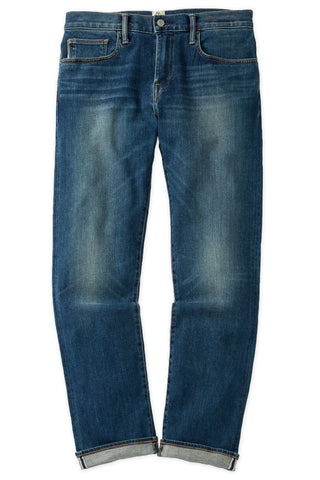 Kato Straight Leg  Distressed Japanese Selvedge Denim