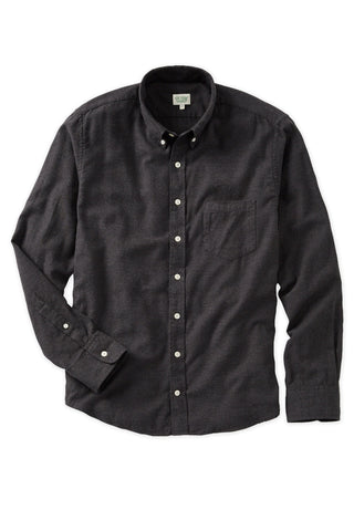 Charcoal Brushed Flannel