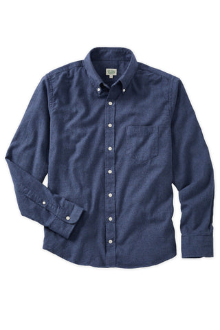 Navy Brushed Flannel