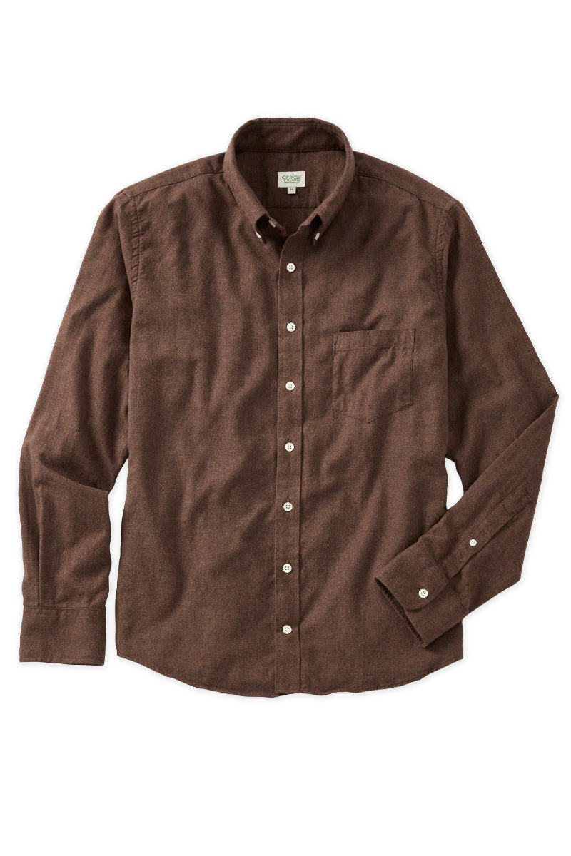 Choclate Brown Brushed Flannel
