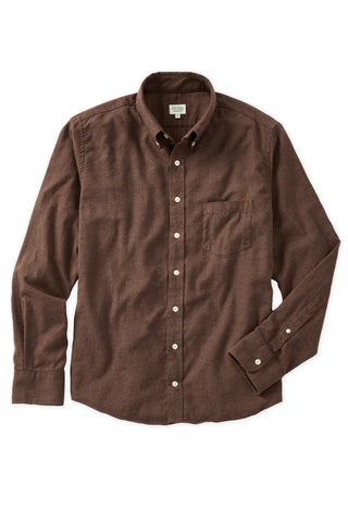 Choclate Brown Brushed Flannel
