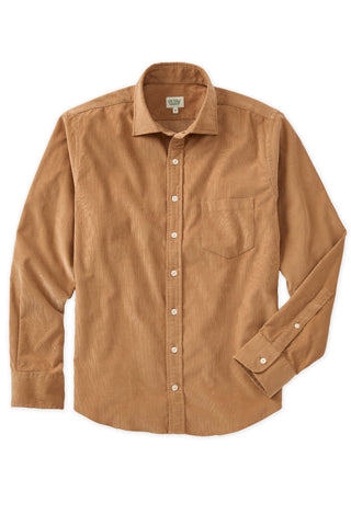 Tan Long Sleeve Corduroy Shirt