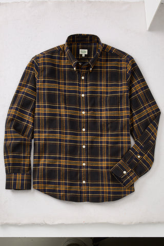 Tan, Brown And Orange Brushed Flannel