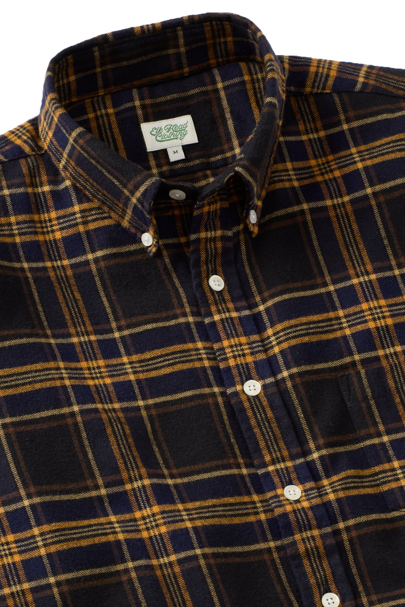 Tan, Brown And Orange Brushed Flannel