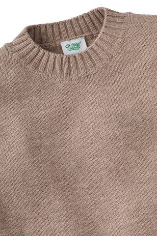 Wheat Merino Wool Crewneck jersey