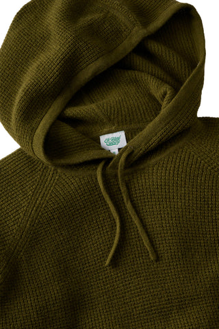 Oak Cashmere Thermal Stitch Hoodie