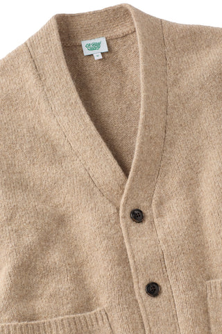 Camel Heavy Alpaca Cardigan
