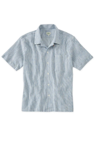 Coastal Stripe Gauze Camp Collar