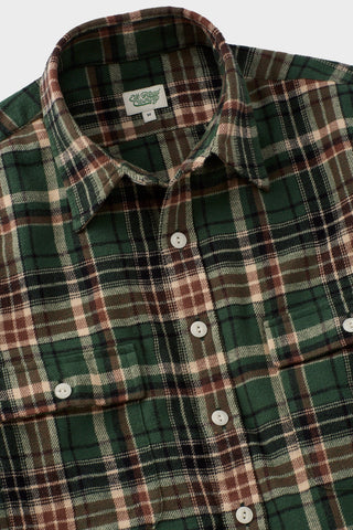 Evergreen Plaid Brushed Flannel