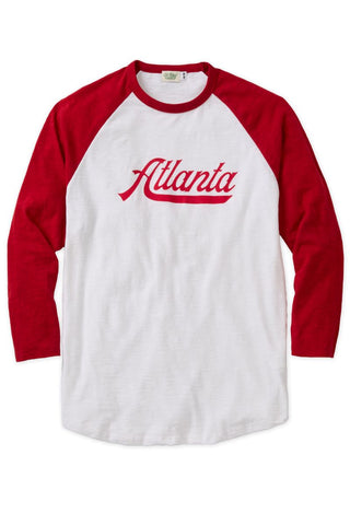 White/Red Atlanta Baseball Jersey