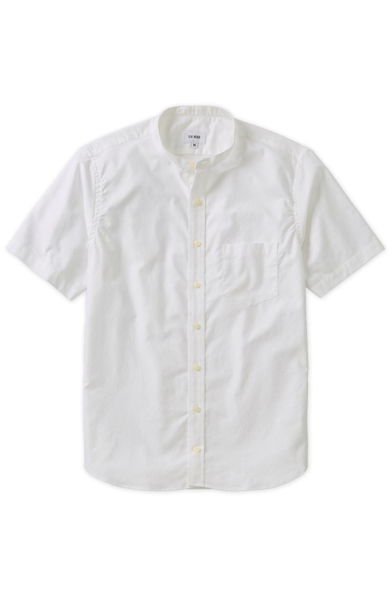 White Oxford Band Collar