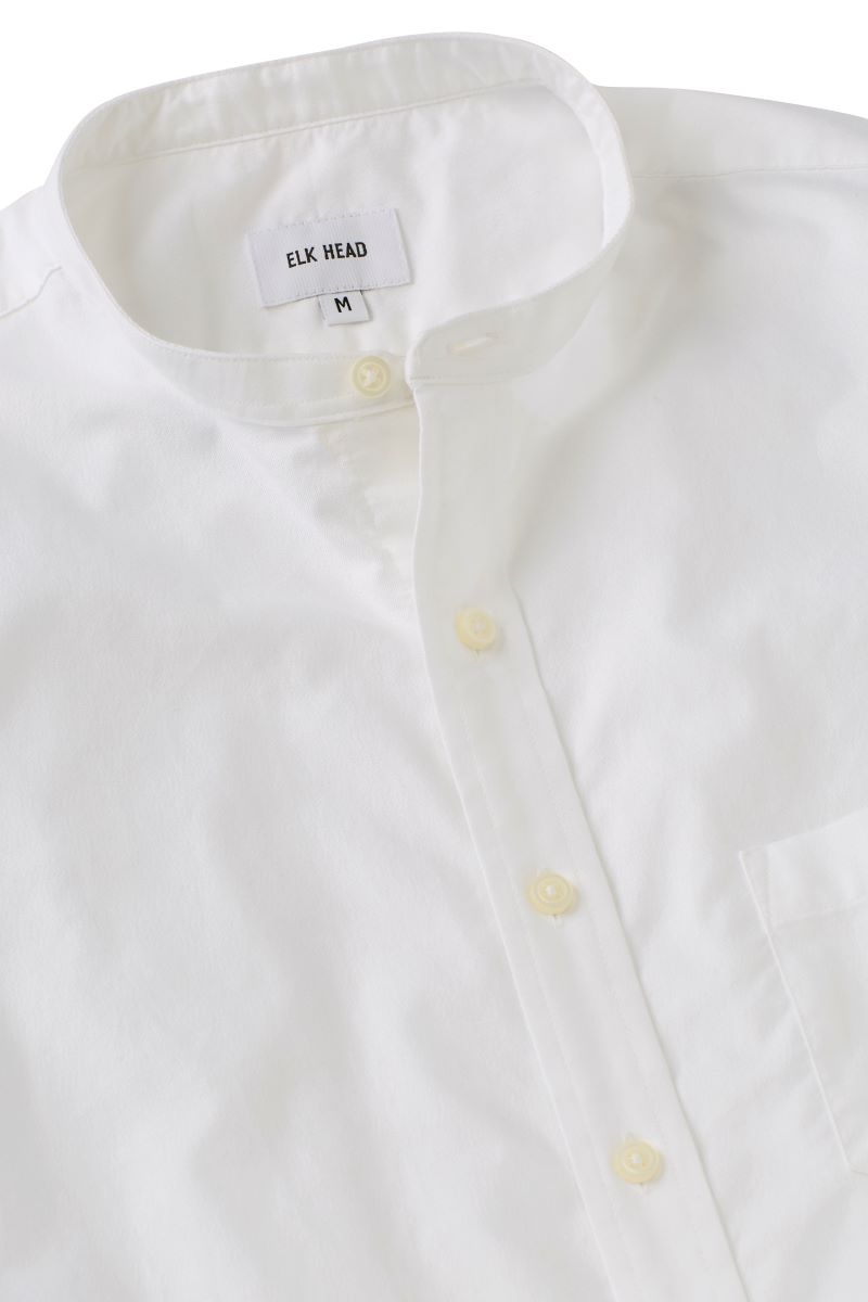 White Oxford Band Collar