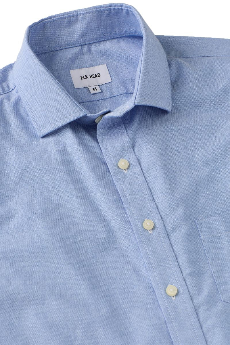 Blue Oxford Short Sleeve Shirt