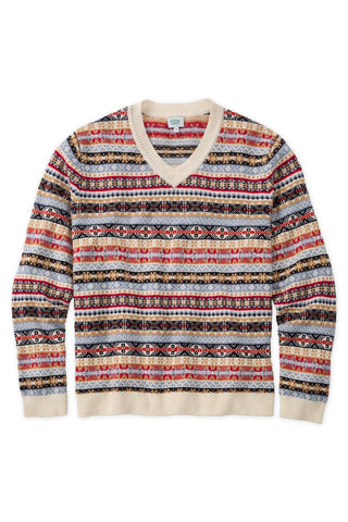 Fair Isle V-Neck Sweater