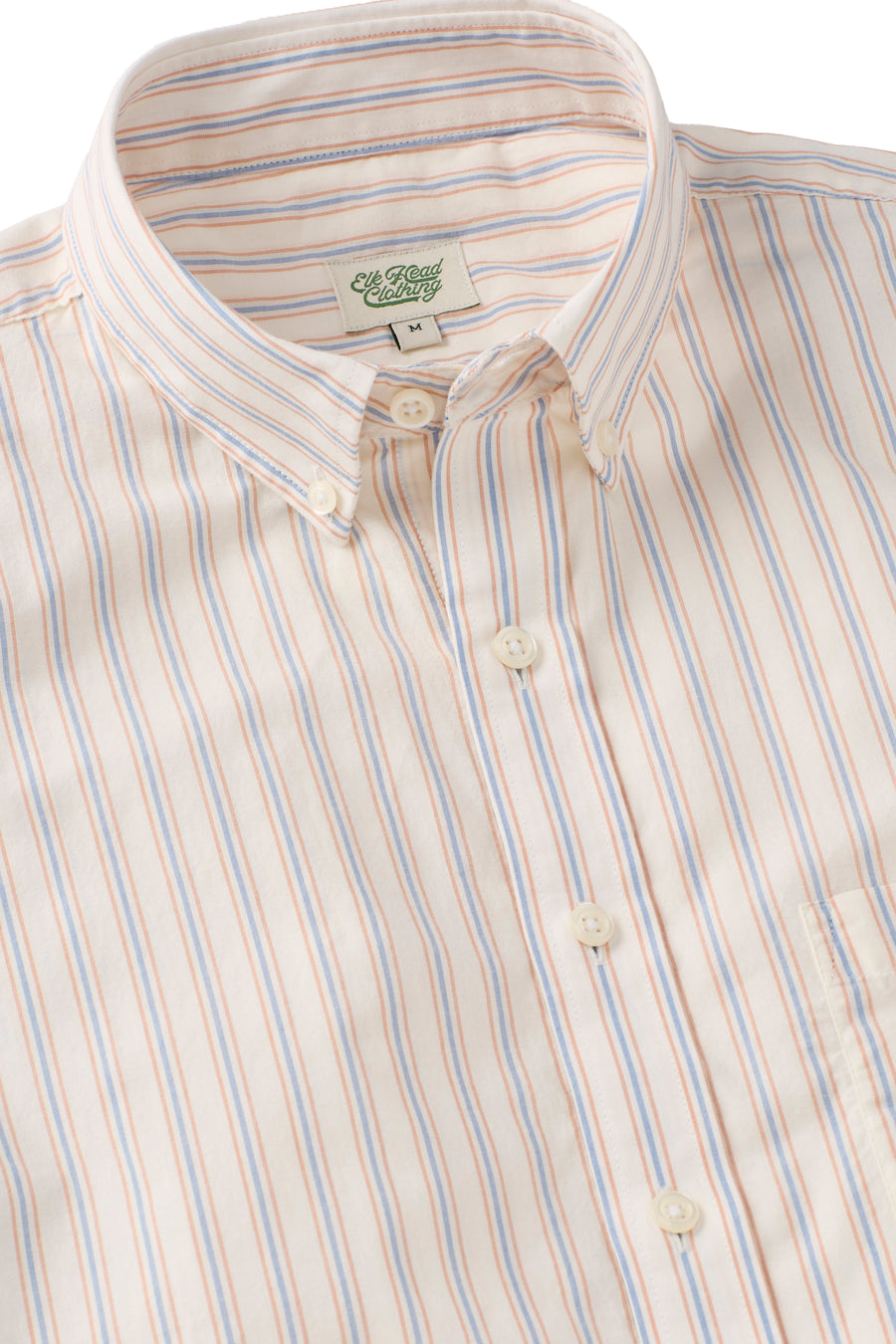 Short Sleeve Blue Red Stripe Sport Shirt