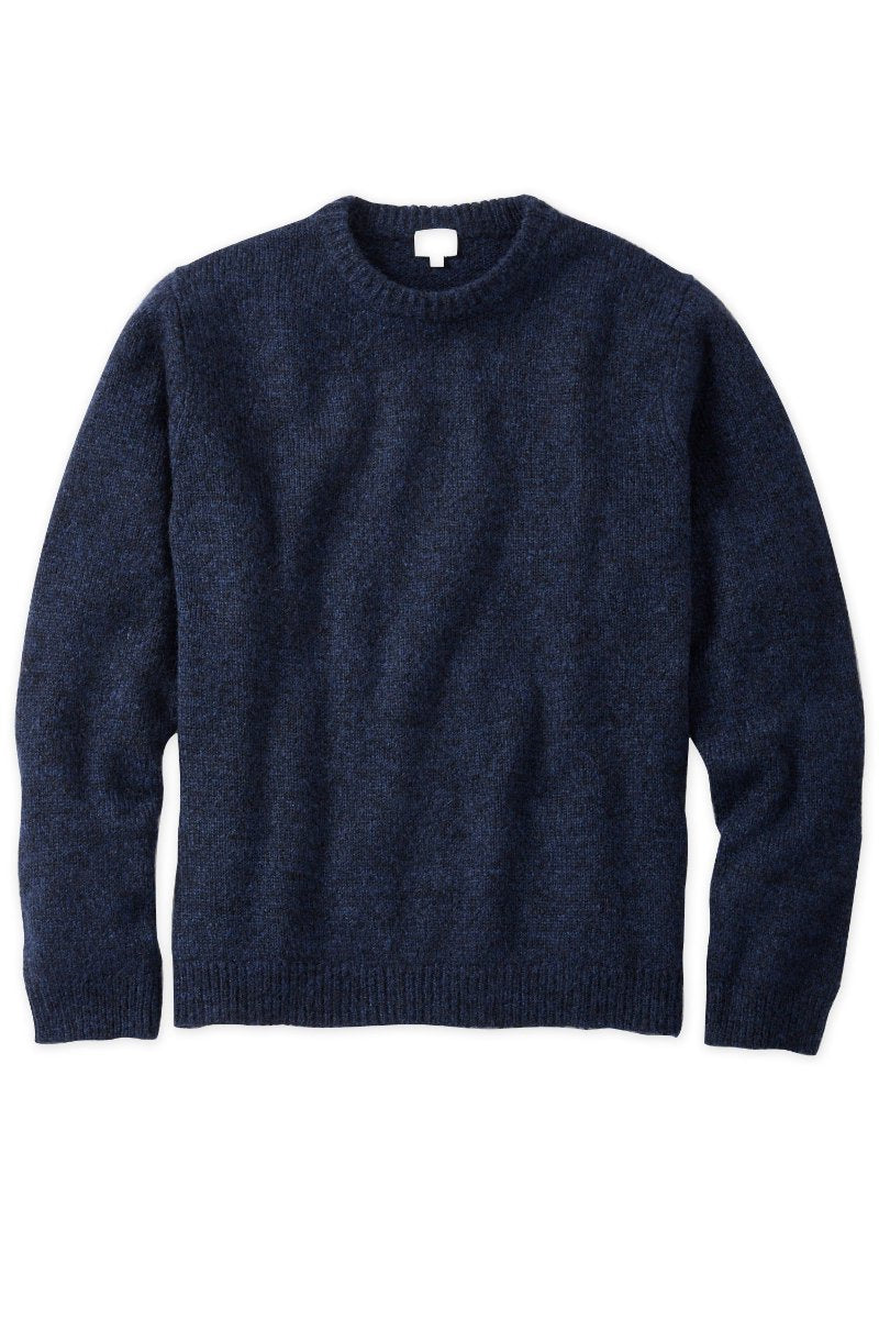 Moon Shadow Mohair and Wool Blend Crewneck Sweater
