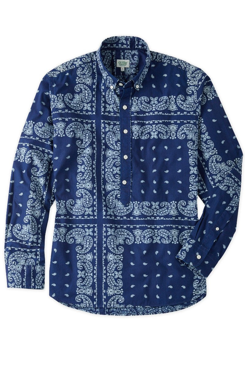 blue bandana dress shirt CON.STRUCT 4-Way Stretch S/S Button-Down Shirt Bandana Design SZ XL w/Socks!!