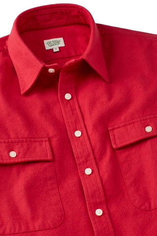 Chamois Vintage Red Sport Shirt