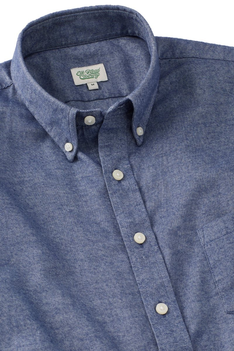Navy Flannel Sport Shirt