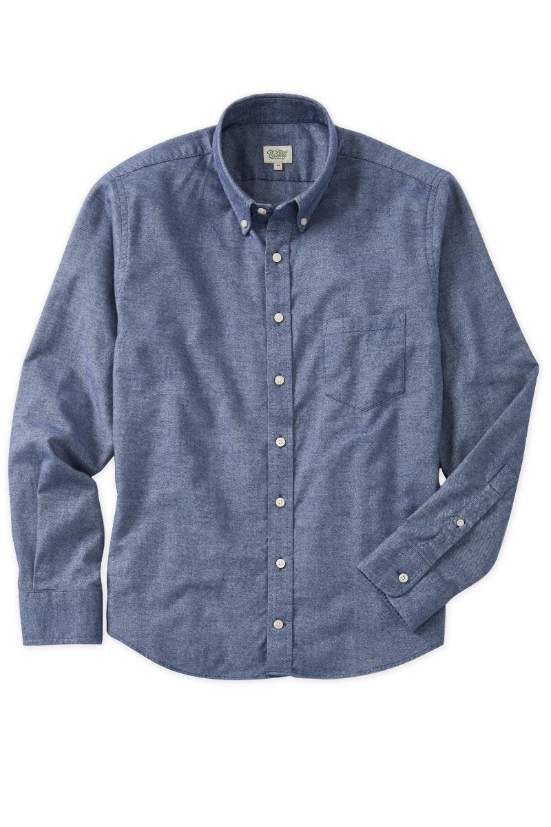 Navy Flannel Sport Shirt