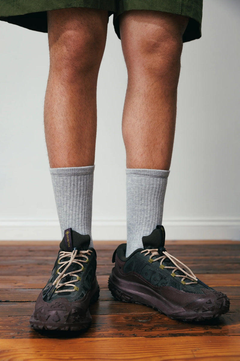 American trench - Grey Statement Crew Sock