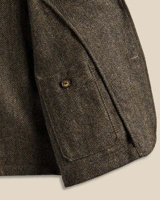 Portuguese Flannel - Labura Herringbone Wool - Brown