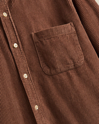 Portuguese Flannel - Lobo Button-Up Shirt in Brown