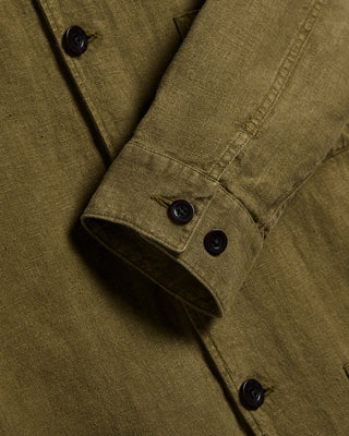 Portuguese Flannel - LABURA LINEN - OLIVE