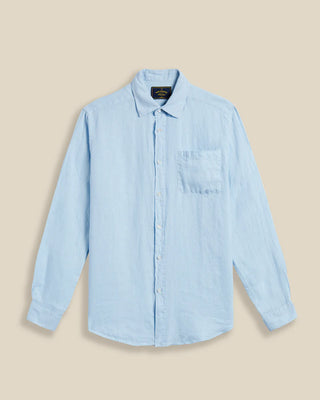 portguese flannel - sky blue linen