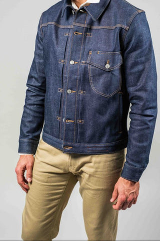 Kato - The Blade Jacket - Indigo 14 Oz Selvedge