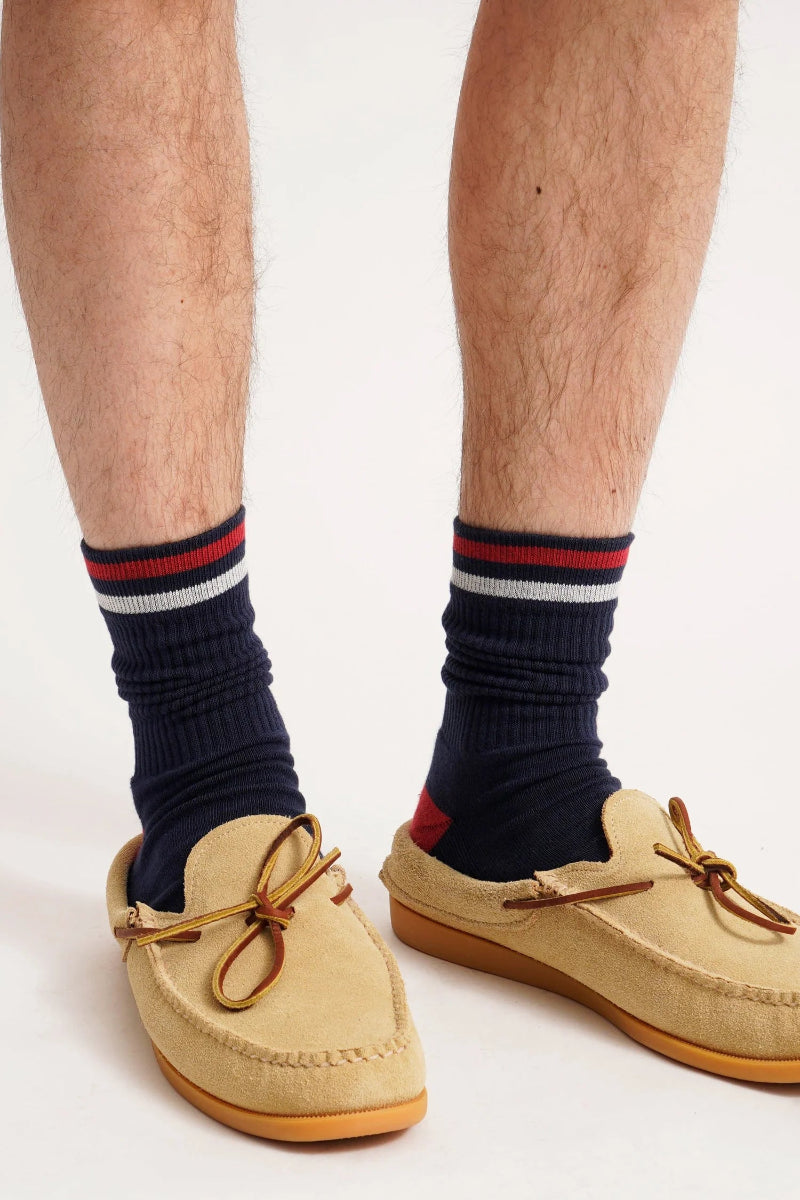 American Trench - Navy Kennedy Crew Sock