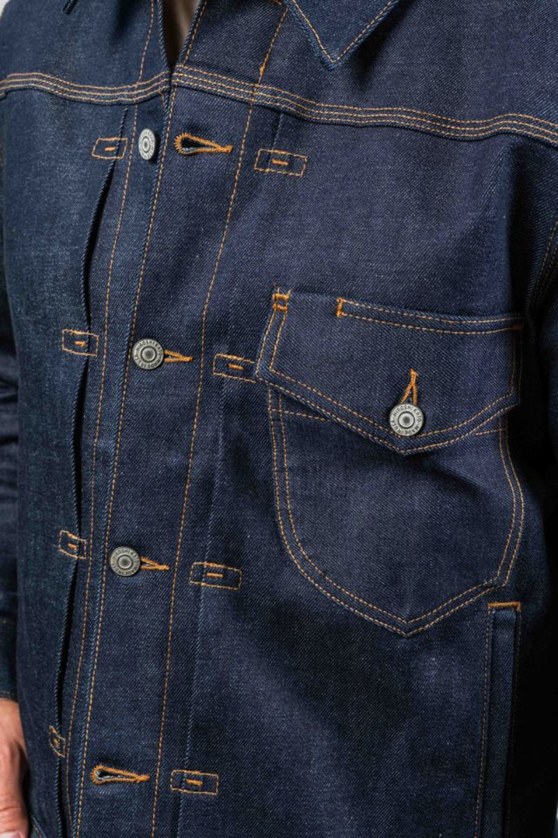 Kato - The Blade Jacket - Indigo 14 Oz Selvedge