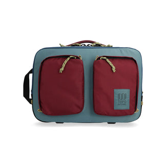 Topo Desings- Global Briefcase Dark Denim / Burgundy