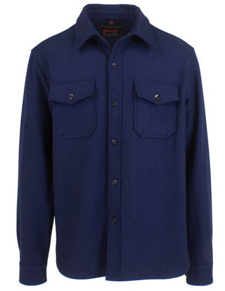 Schott N.Y.C - Navy CPO Wool Overshirt