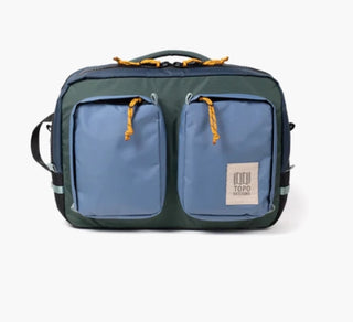 Topo Global Briefcase - Stone Blue/Forest