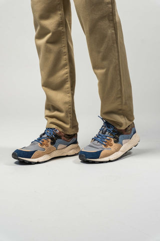 Flower Mountain - Yamano 3 Sneaker Navy - Light Brown