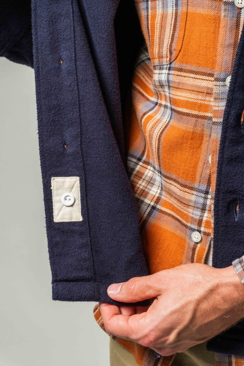 Heavy Navy Twill Overshirt