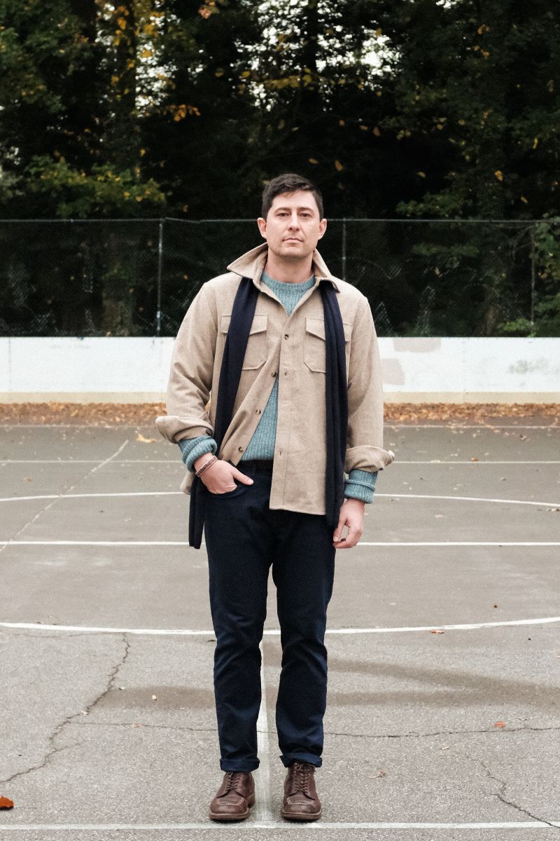 Schott N.Y.C - Taupe CPO Wool Overshirt