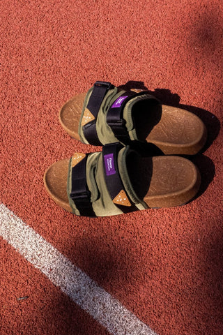 Flower Mountain - Niwa Slipper Khaki-Black