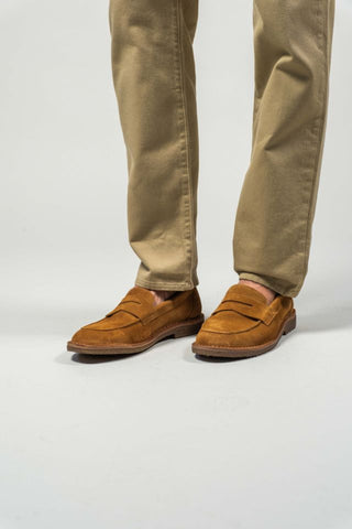 Fastflex Suede Loafer - Cuoio