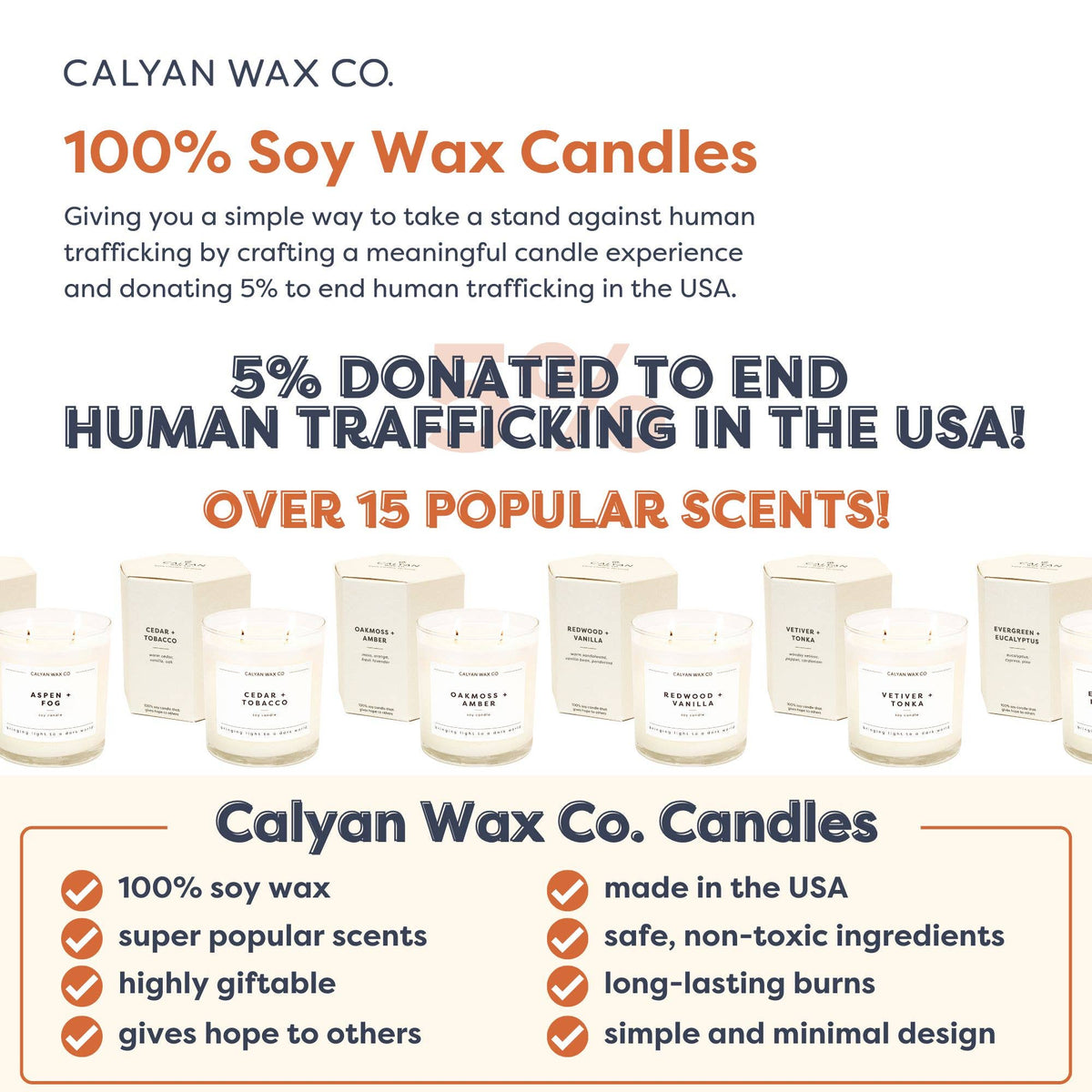 Seaside + Citrus - Glass Tumbler Soy Candle