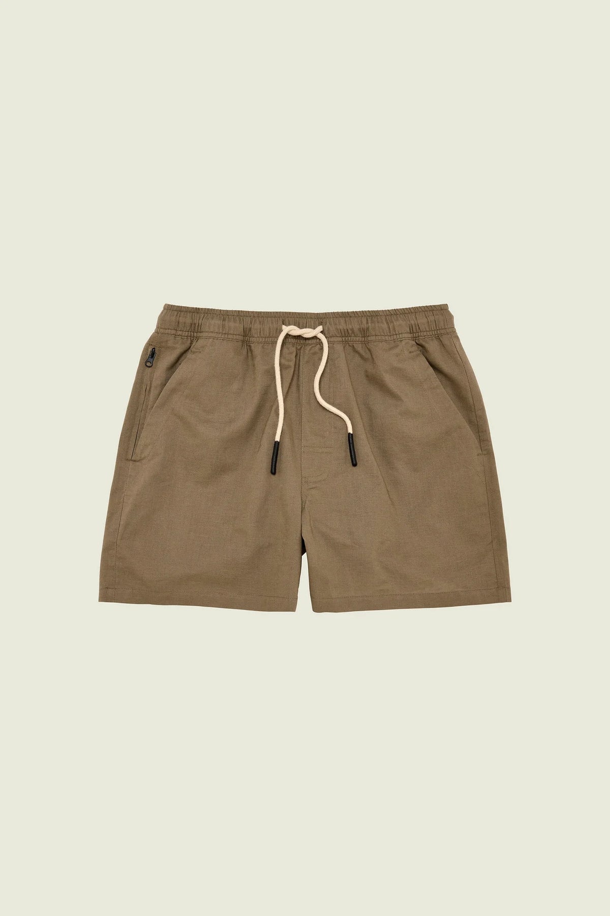 Oas - Taupe Linen Shorts