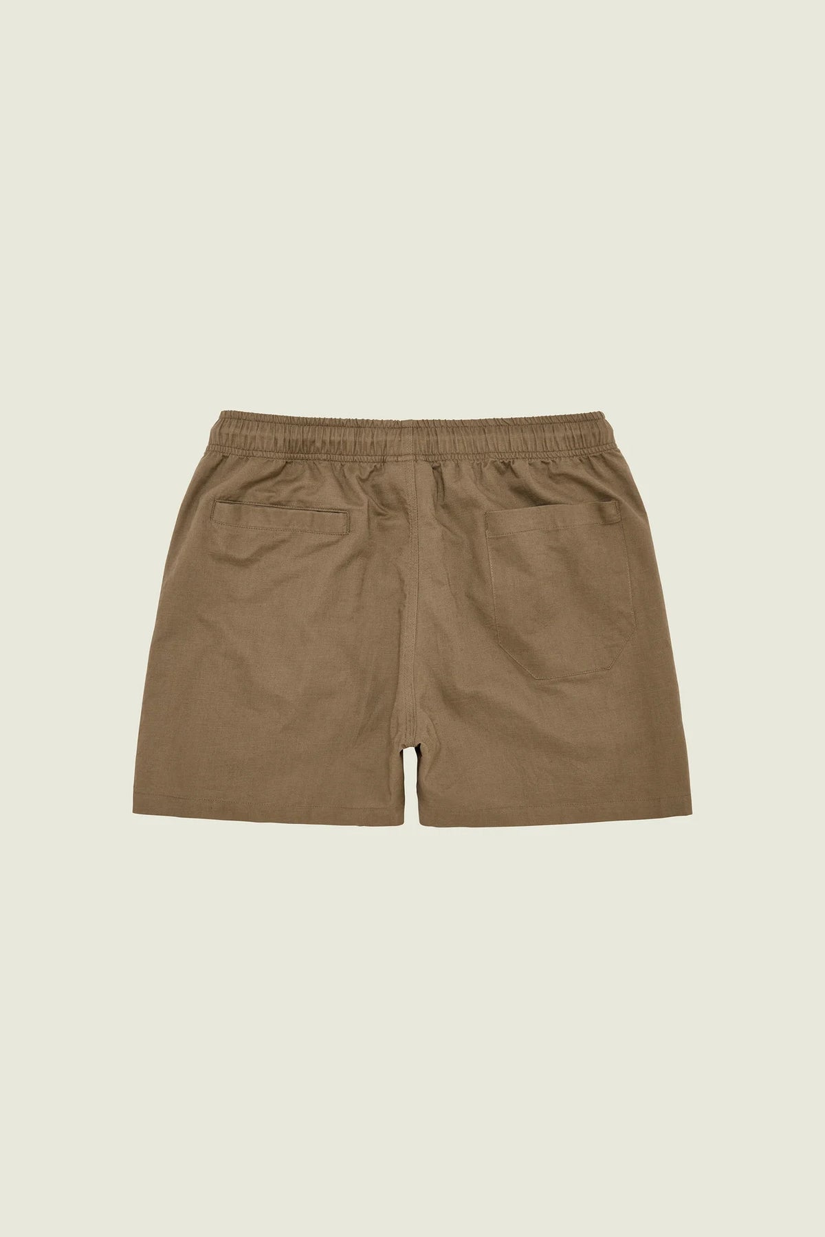 Oas - Taupe Linen Shorts